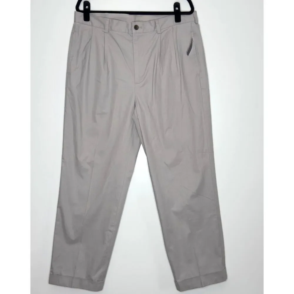 New Brooks Brothers 346 Pleated Chino Pants Men's Size 36 x 30